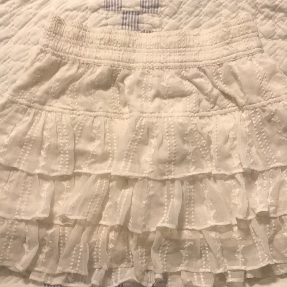 Embroidered Layered Skirt